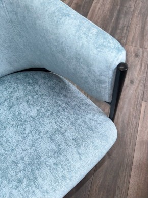 Стул ДИЛЛ, цвет RAIN 7 бриз, велюр / черный каркас М-City в Озерске - ozersk.ok-mebel.com | фото 7