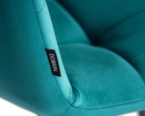 Стул обеденный DOBRIN CHILLY, Морской волны Holland 56, основание черное в Озерске - ozersk.ok-mebel.com | фото 9