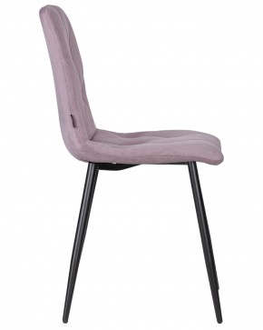 Стул обеденный DOBRIN CHILLY ROMBO, Лавандовый Simple 48, основание черное в Озерске - ozersk.ok-mebel.com | фото 3