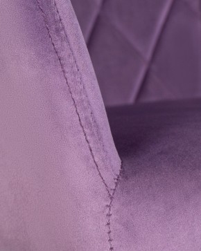 Стул обеденный DOBRIN ROBERT, черные матовые ножки, велюр V108-45 Темно-фиолетовый в Озерске - ozersk.ok-mebel.com | фото 7