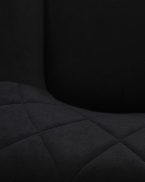 Стул обеденный DOBRIN ROBY, ЭМАЛЬ ЧЕРНЫЙ МУАР велюр Catania Black в Озерске - ozersk.ok-mebel.com | фото 3