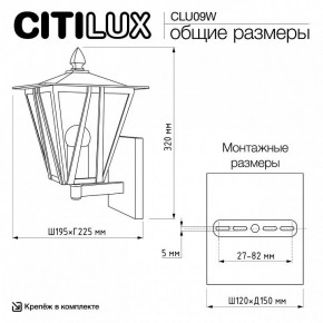 Светильник на штанге Citilux FORTS CLU09W в Озерске - ozersk.ok-mebel.com | фото 9