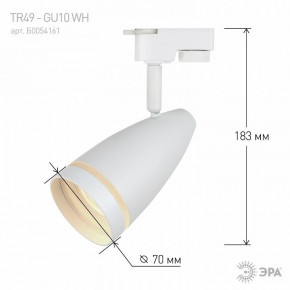 Светильник на штанге Эра  TR49 - GU10 WH в Озерске - ozersk.ok-mebel.com | фото 4