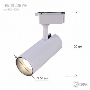Светильник на штанге Эра  TR5-10 COB WH в Озерске - ozersk.ok-mebel.com | фото 5