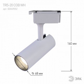 Светильник на штанге Эра  TR5-20 COB WH в Озерске - ozersk.ok-mebel.com | фото 5