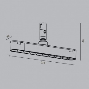 Светильник на штанге Maytoni Points Rot TR203-1-10W3K-S-B в Озерске - ozersk.ok-mebel.com | фото 8