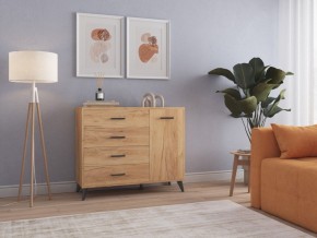 СВЕТЛАНА LOFT Комод-тумба  (дуб золотой) в Озерске - ozersk.ok-mebel.com | фото 3