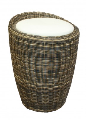 Табурет с местом для хранения LM-1100Rattan, кремовый в Озерске - ozersk.ok-mebel.com | фото