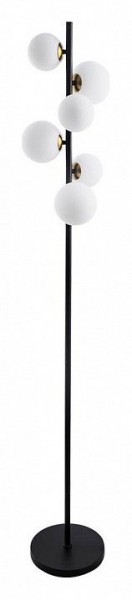 Торшер Arte Lamp Gemini A2243PN-6BK в Озерске - ozersk.ok-mebel.com | фото