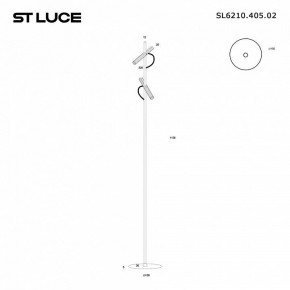 Торшер ST-Luce LILT SL6210.405.02 в Озерске - ozersk.ok-mebel.com | фото 2