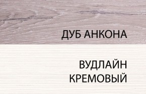 Тумба 1S, OLIVIA, цвет вудлайн крем/дуб анкона в Озерске - ozersk.ok-mebel.com | фото 3