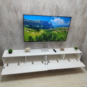 Тумба подвесная под ТВ LINES MTV4-MA 1150 Белый матовый (Белый-M 10.1.2) в Озерске - ozersk.ok-mebel.com | фото 11
