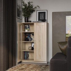 Тумба СИРИУС двухдверная высокая, цвет Дуб Сонома в Озерске - ozersk.ok-mebel.com | фото 4