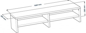 ТВ-тумба Энкель ТВ16, тамбурат, цвет дуб беленый в Озерске - ozersk.ok-mebel.com | фото 3