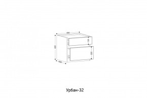 УРБАН- 32 Тумба в Озерске - ozersk.ok-mebel.com | фото 2