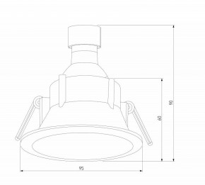Встраиваемый светильник Elektrostandard Side 25059/01 в Озерске - ozersk.ok-mebel.com | фото 6
