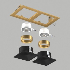 Встраиваемый светильник Lightstar Domino D5230707GMOD в Озерске - ozersk.ok-mebel.com | фото 2