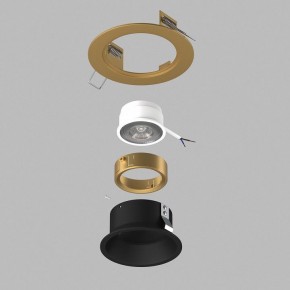 Встраиваемый светильник Lightstar Domino D61307GMOD в Озерске - ozersk.ok-mebel.com | фото 3