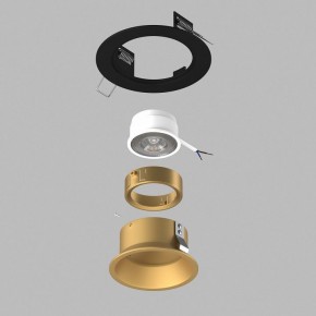 Встраиваемый светильник Lightstar Domino D61703GMOD в Озерске - ozersk.ok-mebel.com | фото 3