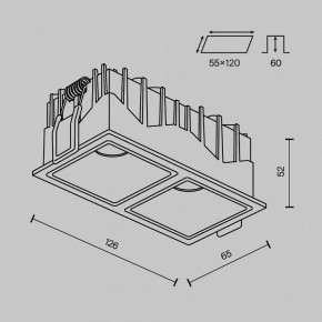 Встраиваемый светильник Maytoni Alfa LED DL043-02-10W4K-SQ-B-1 в Озерске - ozersk.ok-mebel.com | фото 11