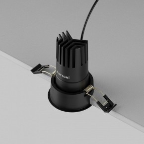 Встраиваемый светильник Maytoni Dip DL116-10W-4K-B в Озерске - ozersk.ok-mebel.com | фото 6