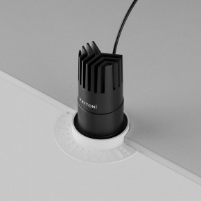 Встраиваемый светильник Maytoni Dip DL120-10W-2.7K-TRS-B в Озерске - ozersk.ok-mebel.com | фото 6