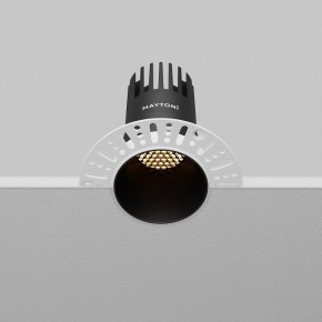 Встраиваемый светильник Maytoni Dip DL120-10W-2.7K-TRS-B в Озерске - ozersk.ok-mebel.com | фото 7