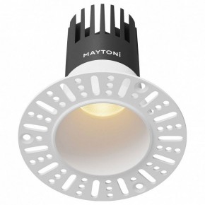 Встраиваемый светильник Maytoni Dip DL120-10W-2.7K-TRS-W в Озерске - ozersk.ok-mebel.com | фото