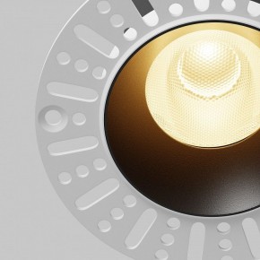Встраиваемый светильник Maytoni Dip DL121-15W-2.7K-TRS-B в Озерске - ozersk.ok-mebel.com | фото 11