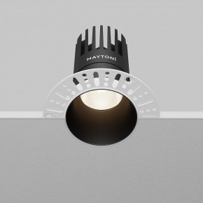 Встраиваемый светильник Maytoni Dip DL122-15W-4K-TRS-B в Озерске - ozersk.ok-mebel.com | фото 4