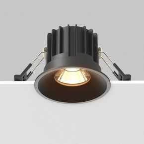 Встраиваемый светильник Maytoni Round DL058-12W2.7K-B в Озерске - ozersk.ok-mebel.com | фото 4