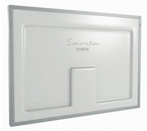 Зеркало Dream 100 alum (линза) с подсветкой Sansa (SDL1027Z) в Озерске - ozersk.ok-mebel.com | фото 2