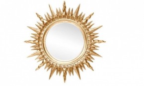 Зеркало круглое золото (1810(1) в Озерске - ozersk.ok-mebel.com | фото 1